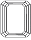EMERALD diamond shape icon
